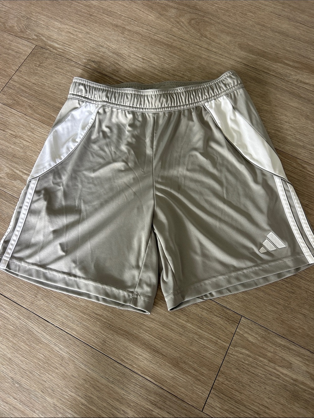 Adidas Men's Light Gray Athletic Shorts